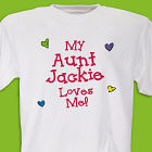 Who Loves Me Personalized T-shirt